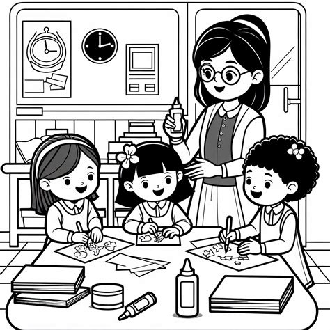 Darželio auklėtojos dirba su vaikais