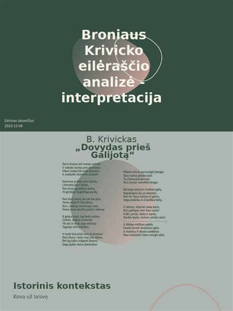 Broniaus Krivicko portretas