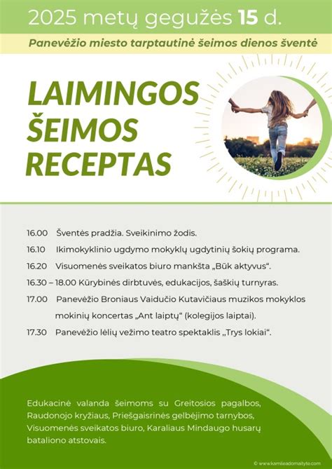 Laimingos šeimos akimirka