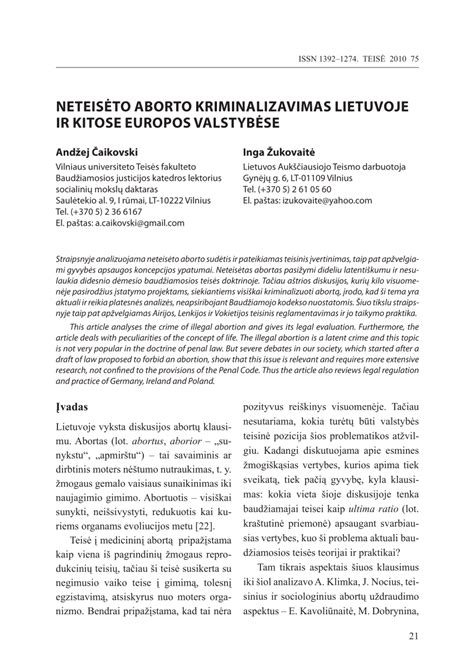 Neteisėto aborto sampratos apibrėžimas