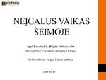 vaiko gerovė šeimoje