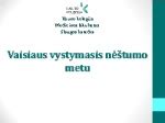 vaisiaus vystymosi schematinė iliustracija nėštumo savaitėmis