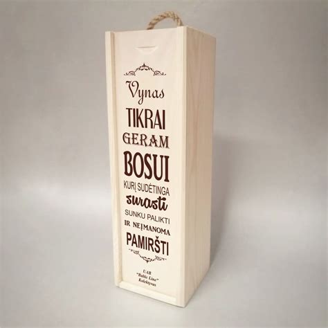 dovana bosui su kolektyvo palinkėjimais
