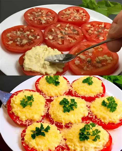 Šalti įdaryti pomidorai su tunu ir kiaušiniais