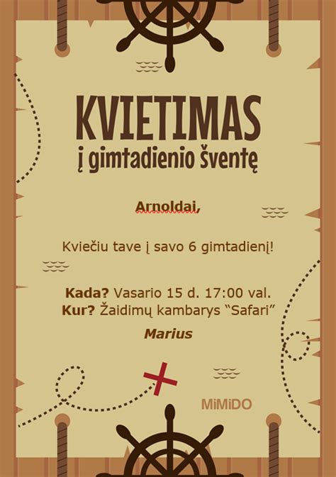 Piratų kvietimas butelyje