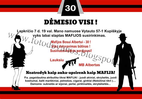 Teminio vakarėlio dekoracijos