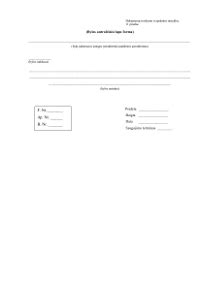 Archyvinių dokumentų pavyzdys