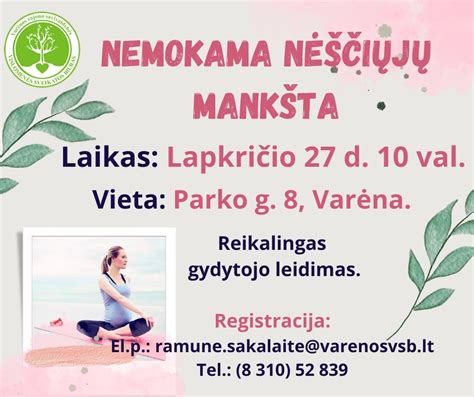 Nėščiosios mankštos nauda (infografika)