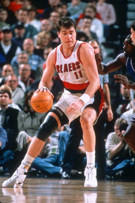 Arvydas Sabonis žaidžiantis NBA už Portlando Trail Blazers