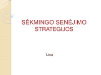 Aktyvaus senėjimo strategijos