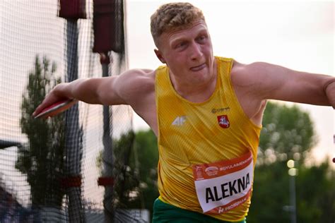 Mykolas Alekna su tėvu Virgilijumi Alekna