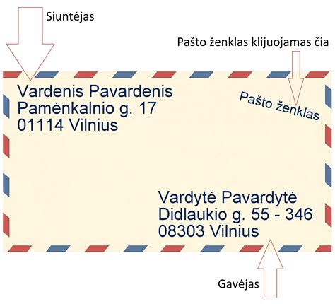 Registruoto laiško siuntimas