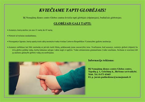 žingsniai norintiems tapti globėjais
