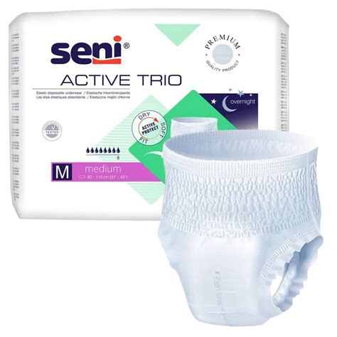 Seni Active sauskelnių-kelnaičių naudojimo scenarijai