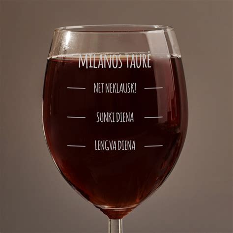 Personalizuota alaus taurė su graviruotu užrašu