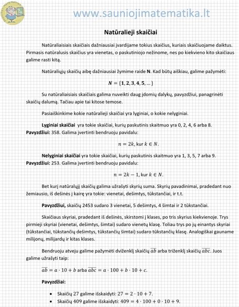Numerologijos schema su skaičiais ir jų reikšmėmis