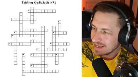 Vaikas sprendžia kryžiažodį