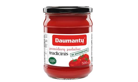 Padažo pakuotė ir etiketė