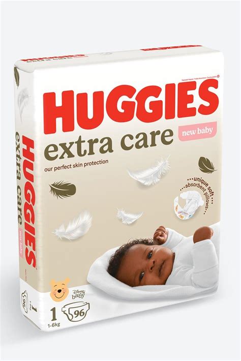 Pakuotė Huggies Elite Soft (Extra Care) 1 dydžio sauskelnių