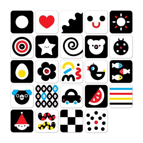 Kontrastingos kortelės kūdikiui