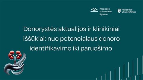 Donorystės anonimiškumas ir donoro pasirinkimas