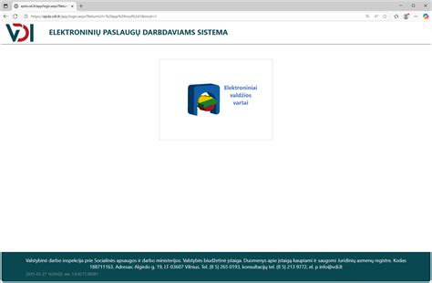 Elektroninių paslaugų portalas su gimimo registracijos forma