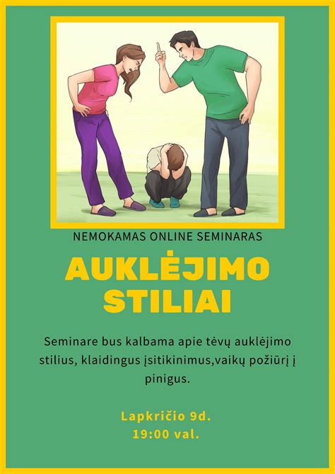 tėvų auklėjimo klaidos schemos