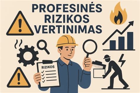 Darbo aplinkos rizikos vertinimo schema