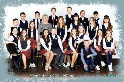 Klarneto klasės studentų nuotrauka