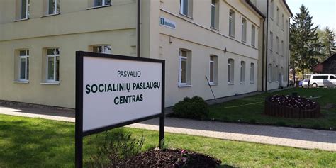Pasvalio socialinių paslaugų centro fasadas