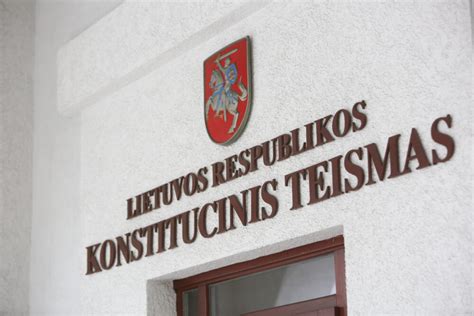 Lietuvos Konstitucinio Teismo pastato fasadas