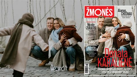 Donata Karalienė su šeima