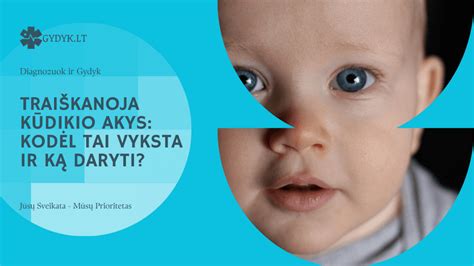 Kūdikio akys sekioja žaislą