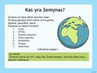 Schema apie pasaulio žemynus