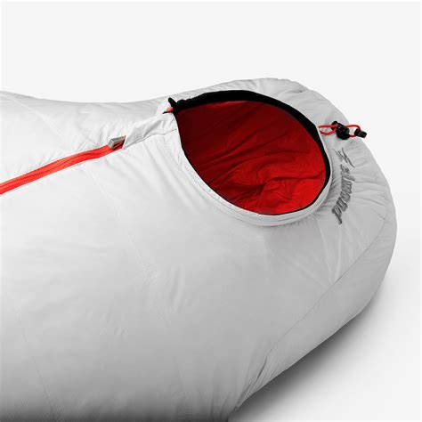 Pūkinio miegmaišio struktūra