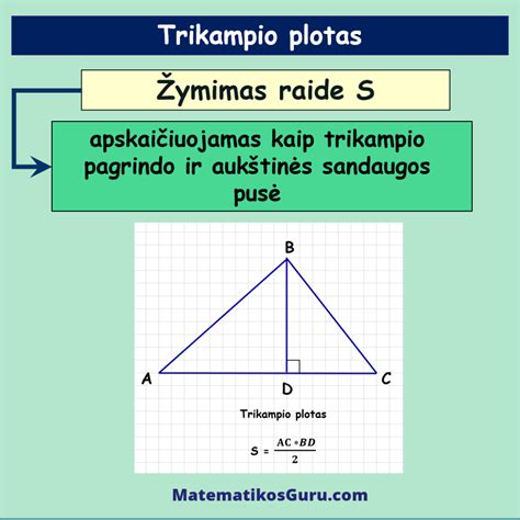Skaičiavimo formulės pavyzdys