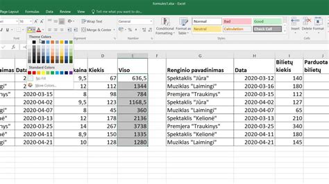 Excel formulės gimimo datos iššifravimui iliustracija