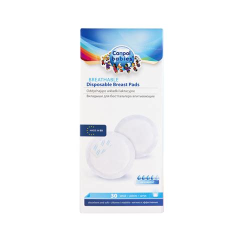 Nuotrauka, kurioje matomi CANPOL vienkartiniai įklotai į liemenėlę