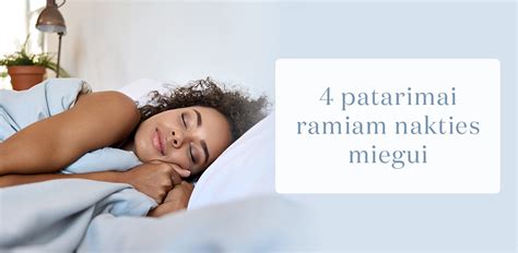 Ramios miego rutinos pavyzdys