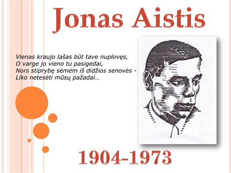 Jonas Aistis (Kossu-Aleksandravičius) apie 1933-1935 m.