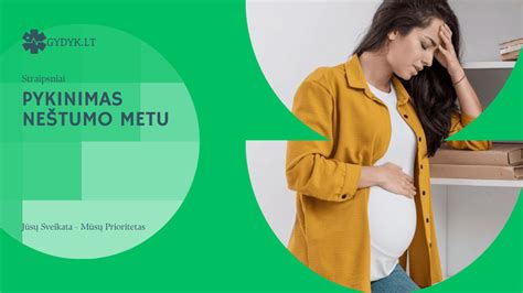 Nėštumo simptomų palyginimas su PMS