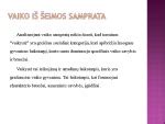Šeimos aplinkos įtaka vaiko raidai