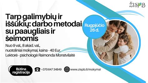 Auklė su kintančiu grafiku dirbanti su keliomis šeimomis