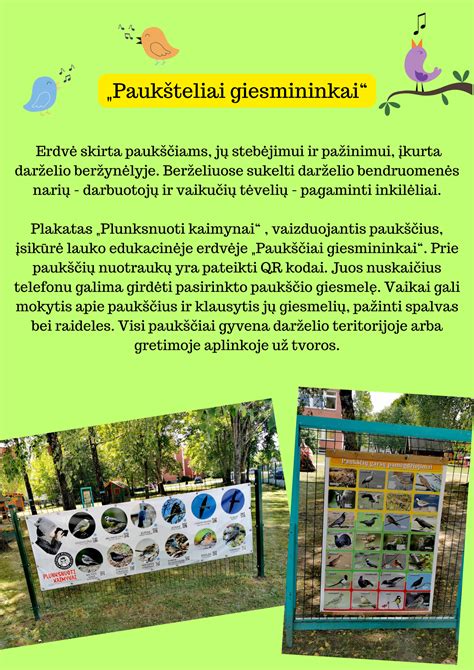 Lopšelio-darželio edukacinės erdvės ir veikla