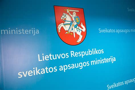 Sveikatos apsaugos ministerijos logotipas ir teisiniai dokumentai