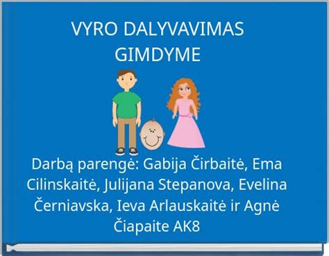 Infografika: Vyro vaidmenys gimdyme