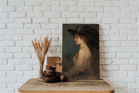 Vienišos moters portretas su viltimi