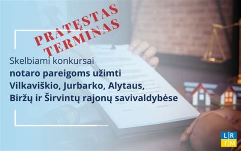 Notaro biuro schema dokumentų teikimui