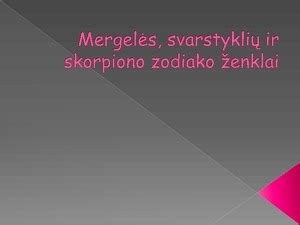 Svarstyklių ir Skorpiono zodiako ženklų palyginimas