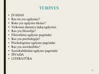 Vaikų ugdymo filosofija ir asmenybės augimas